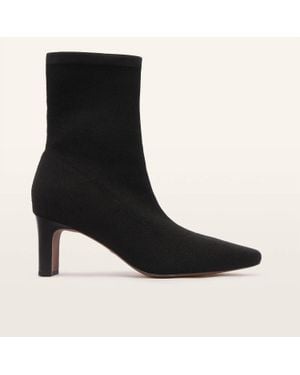 Frankie Melrose Pull-On Mid-Calf Boot - Black