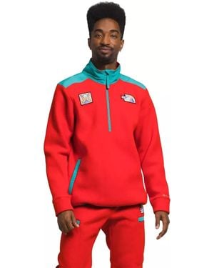 The North Face Polartec 200 1/4 Zip Jacket - Red