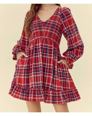 Jodifil Holiday Christmas Dress - Red