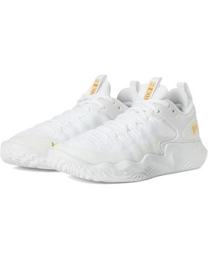 Under Armour Flow Ace Low 3027084-100 Volleyball Shoes Tf8536 - White