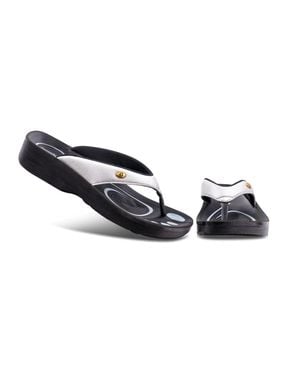 AEROTHOTIC Comfortable Orthotic Flip-Flops Sandal - Black