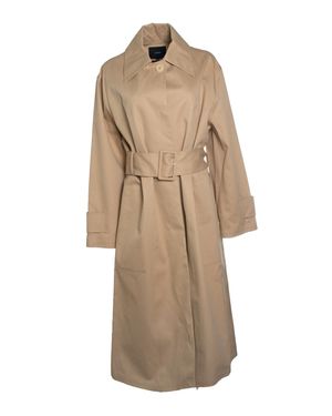 JOSEPH Lowendal Oversized Belted Cotton Twill Coat - Natural