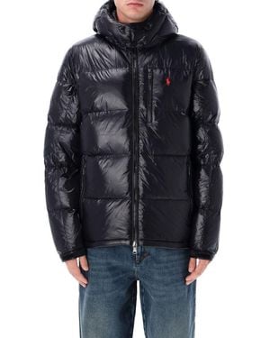 Polo Ralph Lauren Glossy Puffer Jacket - Blue