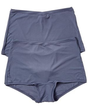 Florence By Mills 2Pk Soft Girl Flex Boyshort - Blue