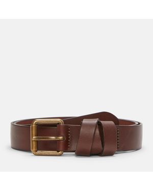 Timberland 30Mm Wrap Keeper Belt - Brown
