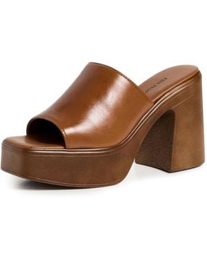 Free People Zoe Platform Sandal - Black