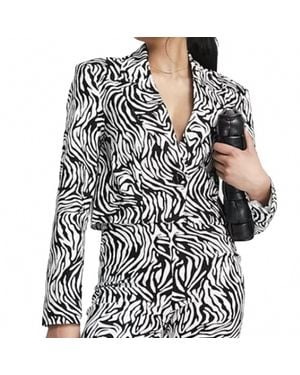 TOPSHOP Cropped Blazer - Black