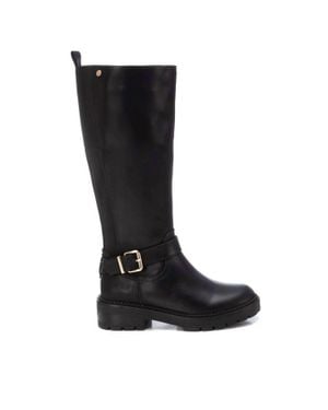 Xti Biker Tall Boots - Black