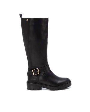 Xti Biker Tall Boots - Black