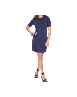 Elior Knit Mini Dress - Blue