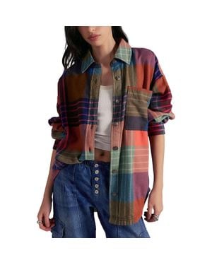 Free People Ashley Plaid Shirt - Multicolor