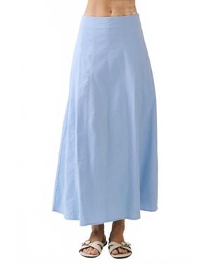 TCEC Solid Rules Maxi Skirt - Blue