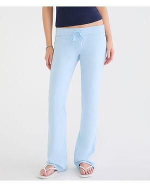 Aéropostale Cloud Soft Fit & Flare Sweatpants - Blue