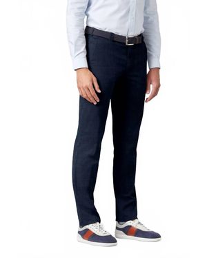 Meyer Cooling Wool And Linen Trouser - Blue