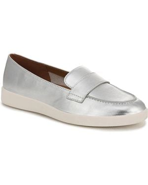 Naturalizer Karis Loafers Leather Slip On Shoes Htat1832 - White