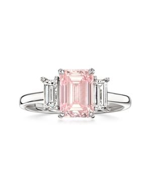 Ross-Simons Lab-Grown And Diamond Ring - Pink