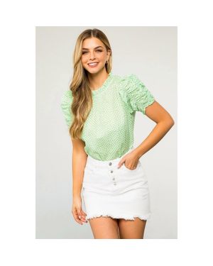 Thml Zesty Charm Top - Green