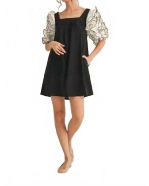 Jodifil Elegant Mini Dress - Black