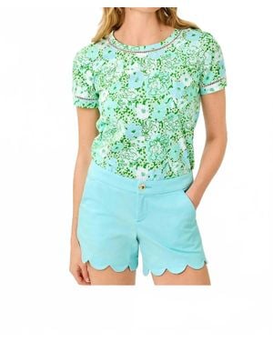 Lilly Pulitzer Buttercup Low Rise Stretch Short - Green