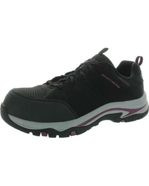 Skechers Astallet Composite Toe Lace-Up Work & Safety Shoes - Black