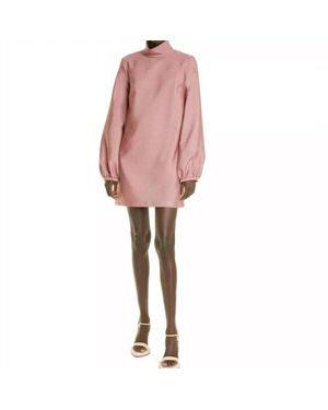 Kimberly Goldson Issa Bell Sleeve Mini Dress - Pink