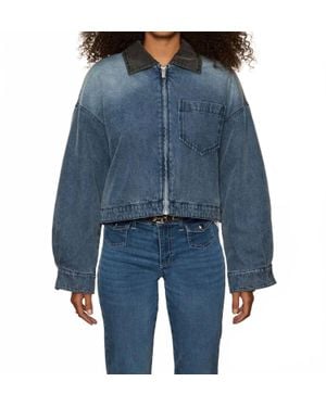 Sanctuary Ridge Sherpa Lined Jacket - Blue