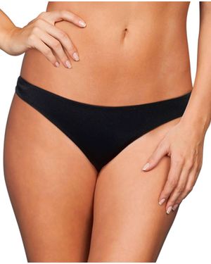 Zalia Cheeky Bikini Bottom - Black