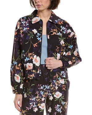 Nicole Miller Printed Jacket - Black