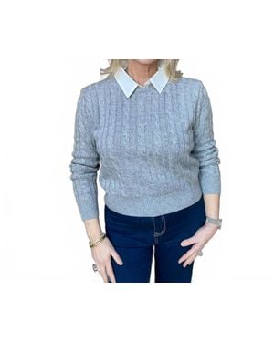 Olivaceous Charleston Top - Blue