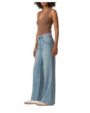 Kut From The Kloth Jodi High Rise Front Princess Seam Pant - Blue