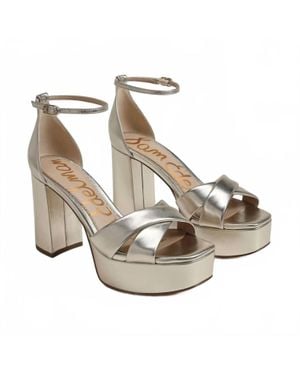Sam Edelman Jullian Platform Dress Sandals - Metallic