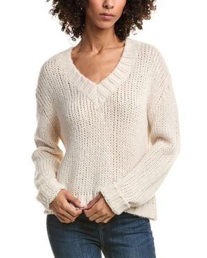 Bella Dahl Chunky Mohair & Wool-Blend Sweater - Natural
