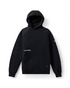 PAPER PLANES Garment Dyed Fleece Hoodie - Blue