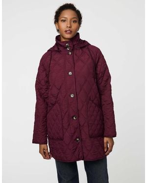 Bernardo Everyday Quilted Puffer Jacket - Red