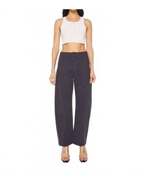Mother Half-Pipe Flood Jeans - Blue