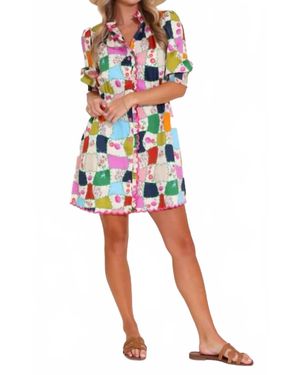 Alden Adair Audrey Dress - Red