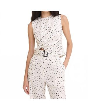 Matthew Bruch Twist Tank Top - White