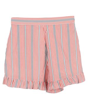 Chloé See By Stripes Mini Shorts - Red