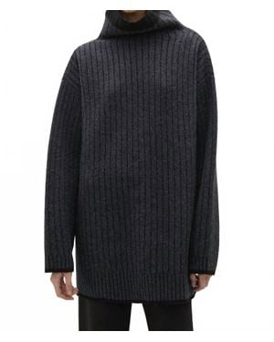 A.Emery Clement Knit Long Sleeve Sweater - Blue