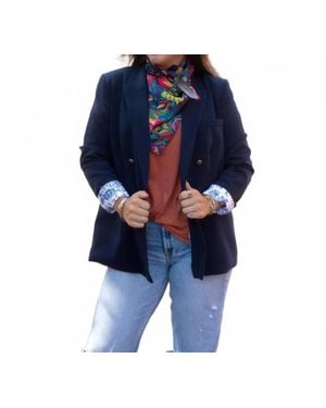 Layerz Clothing Power Tailored Blazer - Blue