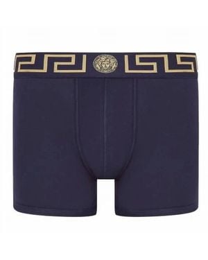 Versace Greca Border Boxers - Blue