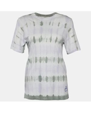Isabel Marant Etoile Jersey Tie & Dye Dena T-Shirt - Gray