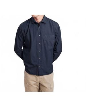 Hartford Paul Button Up Shirt - Blue