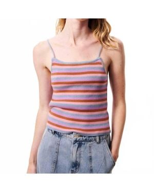 FRNCH Corallia Stripe Cami - Red