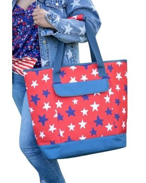 Jadyk Stars And Stripes Cooler Bag - Blue