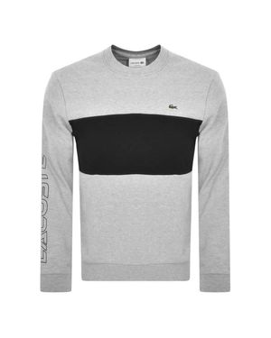 Lacoste Colorblock Classic-Fit Sweatshirt - Gray