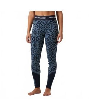 Helly Hansen Lifa Merino Midweight Graphic Pant - Blue