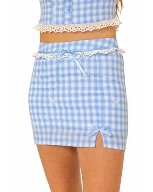 Kestan Cottage Skirt - Blue