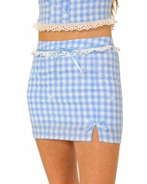 Kestan Cottage Skirt - Blue