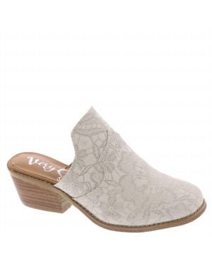 Very G Crown Mules - White